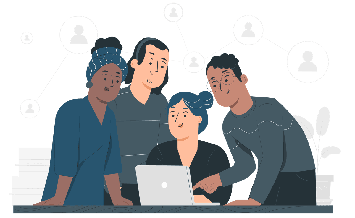 Equipo de GlobalTI® colaborando en soporte técnico especializado