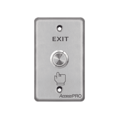 Botón de Cabeza Plana / Exterior IP65 / Estético / NO y COM