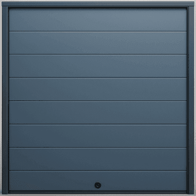 Puerta D / Garage D / Alta Calidad / Linea Central / Color GRIS /  acabdo DELUXE / 18X8 pies / AISLADA / Estilo Americana.