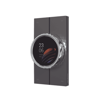 Mini pantalla táctil Hub controlador integrable con sistemas de automatización compatible con múltiples marcas, una entrada de iluminación, 4 botones para escenas. Conexión Wifi