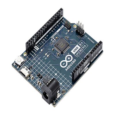 Placa Desarrollo Arduino UNO R4 Minima / Microcontrolador Renesas RA4M1 32-bit Cortex-M4 / 48 MHz / 256 kB Flash / 32 kB SRAM / 14 Digital I/O / 6 Analog Inputs / USB-C / Compatible con Shields UNO