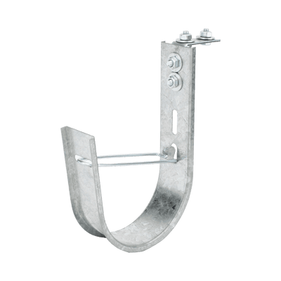 Soporte (Gancho) tipo J-Hook, hasta 115 cables Cat6, ideal para soportar cableado en los espacios de manipulación al aire, Para instalación en interior