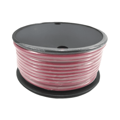 Rollo de cable grado marino calibre 14 en color rojo de 100 pies (30.48 m).