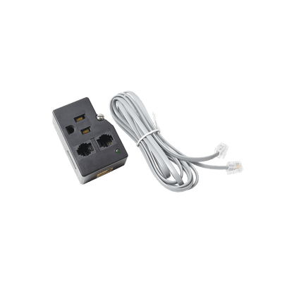 Protector Plug 120 V / 15 A / 40,000 A / Telco RJ11 / LED Diagnóstico y Tornillo Fijación