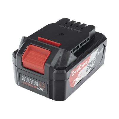 Batería de Litio 20V 4.0Ah / Indicador LED de Carga / Diseño Deslizable / Compatible con Herramientas DONGCHENG 20V