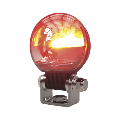 Luz LED límite de arco color rojo, para zonas de trabajo en montacargas y vehiculos