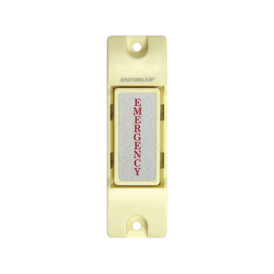 Botón de Emergencia / Botón de Pánico /  Ideal como botón de pánico / Montaje de Superficie / Relevador NC/NO Momentáneo /  Uso con Sirenas y Estrobos / Ideal para Control de Acceso