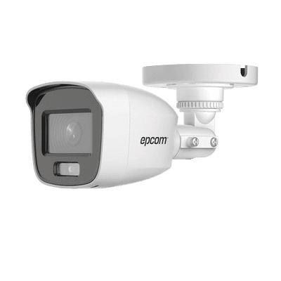 [ColorVu] Bala TURBOHD 2 Megapíxel (1080p) / Microfono Integrado / Imagen a color 24/7 / Lente 2.8 mm / METAL / Luz Blanca 20 mts / Exterior IP66 / TVI-AHD-CVI-CVBS / dWDR