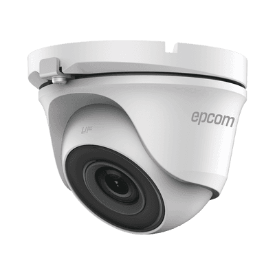 Turret TURBOHD 5 Megapíxel / 85° de Visión / Lente 2.8 mm / Exterior IP66 / IR EXIR 20 mts / TVI-AHD-CVI-CVBS / Metal