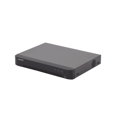 DVR 4 Canales TurboHD + 2 Canales IP / 5 Megapixel Lite- 3K Lite / Acusense (Evista falsas alarmas) / Audio por Coaxitron /  Bahía de Disco Duro /  Salida de Video en Full HD