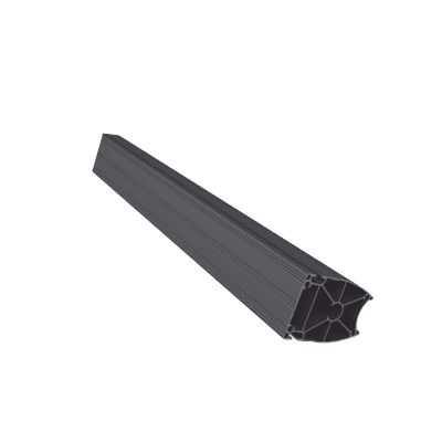Pilar de aluminio con longitud  de 1500mm