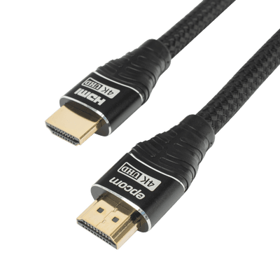 Cable HDMI de 5 Metros (16.40 Pies) | Alta Definición | Longitud | Versión 2.0 | Alta Velocidad 18Gbps | 4K@60Hz | Conectores Chapados en Oro | Tipo Redondo