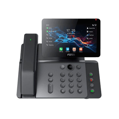 Telefono IP Wi-Fi, Handset Inalámbrico, Recepción de Video, 20 Líneas SIP, Puertos Gigabit, PoE con Puerto USB, Bluetooth.