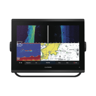 GPSMAP 1223xsv / Pantalla Táctil WXGA 12.1" / Resolución 1280x800 / GPS-GLONASS-Galileo / Compatible con NMEA 2000 y 0183 / Sonda CHIRP Integrada / ClearVü y SideVü / IPX7 / Alimentación 10-32 Vdc