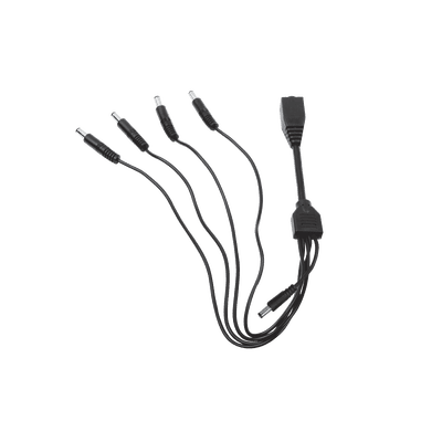 Cable con 5 Vías para Alimentar 4 Cámaras TurboHD y DVR TurboHD Epcom / Hikvision