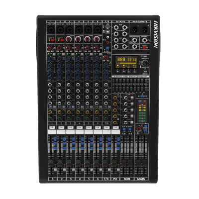 Consola de Mezcla Analógica | 8 Canales | 6 Entradas Mic/Línea | 12 Salidas | DSP Efectos | USB Media | Bluetooth | Montaje en Rack