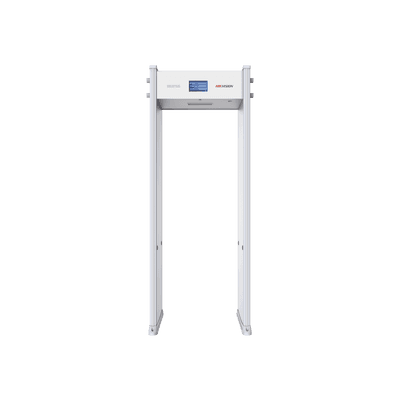 Arco Detector de Metales de 18 Zonas con Pantalla LCD de 7" / Conteo de personas y Alarmas / Ajuste de Sensibilidad e Interferencias / Mejora Anti-Interferencia