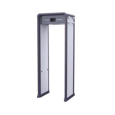 Arco Detector de Metales de 33 Zonas con Pantalla LCD de 7" / Conteo de personas y Alarmas / Ajuste de Sensibilidad e Interferencias