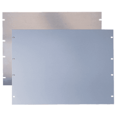 Tapa Ciega Para Rack Estándar de 19in, Plano, de Aluminio, 3 UR