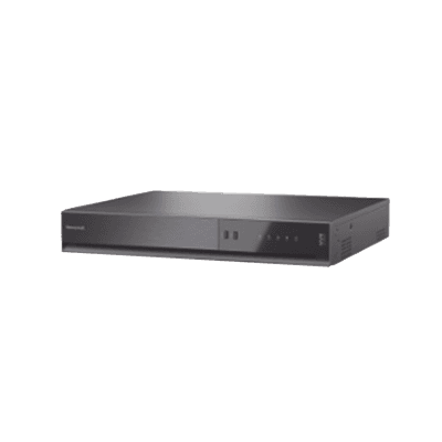 NVR 4K (8 Megapixel)  32 Canales IP / 16 Puertos PoE+ / H.265 / ONVIF / NDAA / Soporta 40 TB (No Incluido) / Audio y Alarmas I/O / Soporta IA Serie 35 / Honeywell Security