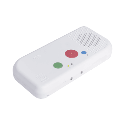 Terminal de Habitación IP para Hospital / Botón Azul de Llamada a Médico / Lector RFID 125 KHz / SIP / PoE / Compatible con NX1071 y NX1075