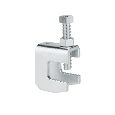 Mordaza de Acero Fija barras de 1 1/4", para varilla roscada de 1/2".
