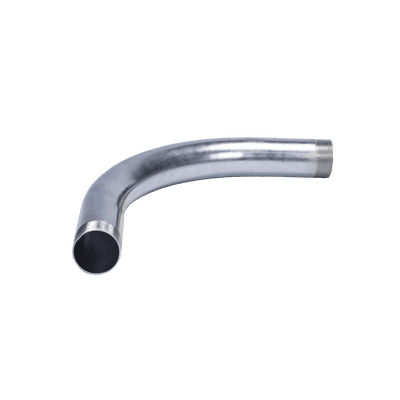 Curva/Codo de 90° de 2 1/2" (63mm) pared gruesa con rosca galvanizado etiqueta amarilla