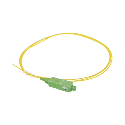 Pigtail de Fibra Óptica Monomodo SC/APC, Simplex de 1 Metro (3.28 Pies)