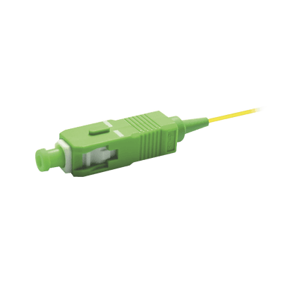 Pigtail de Fibra Óptica Monomodo SC/APC, Simplex de 2 Metros (6.56 Pies)