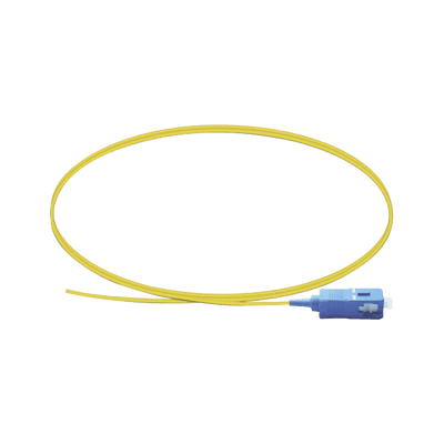 Pigtail de Fibra Óptica Monomodo SC/UPC, Simplex de 1 Metro (3.28 Pies)