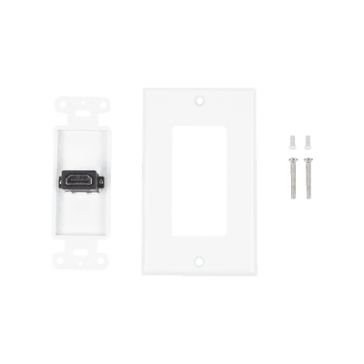 Placa de Pared 1 Puerto HDMI Hembra a Hembra