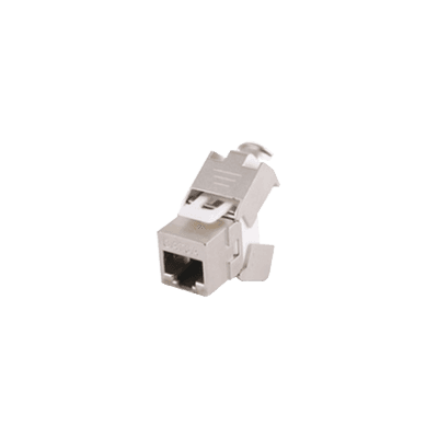 Módulo Jack Keystone Cat5e Blindado (STP) sin Herramienta (Toolless)
