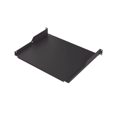Charola para Soportar Equipos en Rack de 19 in, Profundidad de 34 cm, Color Negro, 1U