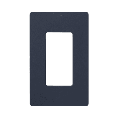 Tapa Color Deep Sea para interruptor o dimmer Lutron, 1 gang, limpio y moderno