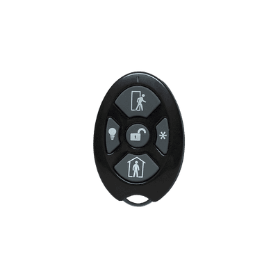 ALULA - Control Remoto de Seguridad Cinco Botones / Compatible con Automatización del Hogar / Encriptación Inalámbrica / Indicador de Batería Baja