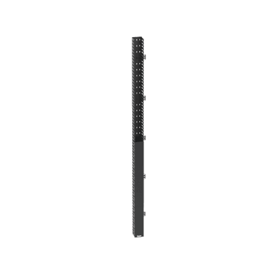 Organizador Vertical IN-Cabinet, Sencillo (Solo Frontal), Para Uso Con Gabinetes Panduit, 40 UR, 4.2 in de Ancho, Color Negro