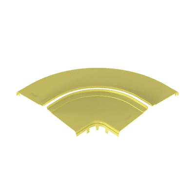 Tapa Opcional para Ángulo Recto de 90° Horizontal FRRA12X4LYL, Color Amarillo