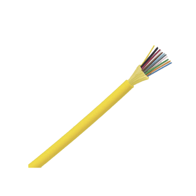 Cable de Fibra Óptica de 12 Hilos, Monomodo OS2 9/125, Interior, Tight Buffer 900um, No Conductiva (Dieléctrica), OFNP (Plenum), Precio Por Metro