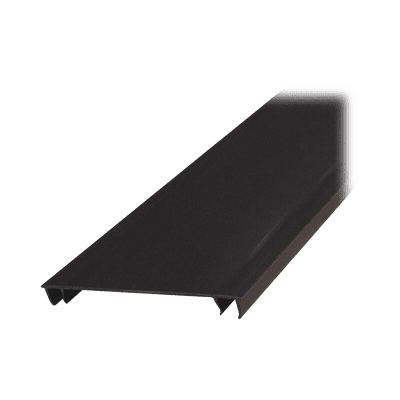 Tapa para Canaleta Ranurada Tipo H, de 55.1 mm de Ancho, 1828.8 mm de Largo, Color Negro