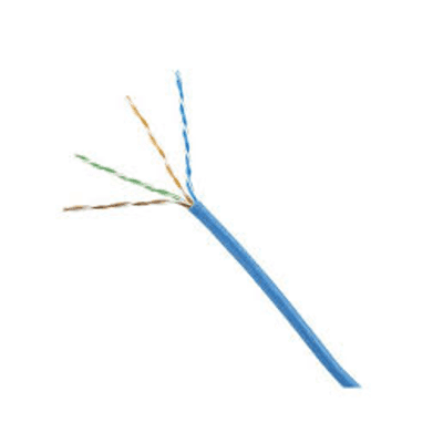 Bobina de Cable UTP 305 Metros (1000 Pies) de Cobre, NetKey, Reelex, Azul, Categoría 6 (24 AWG), 1000Mbps, PVC (CM), de 4 Pares