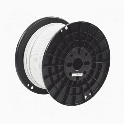 Bobina de Cable UTP de 4 Pares, Cat6A, 23 AWG, CMP (Plenum), Color Blanco, 305 Metros (1000 Pies)