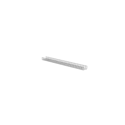 Charola Wire Basket de 12 in (304 mm) de Ancho, 6 in (152 mm) de Alto, 3 m de Largo, Hasta 626 Cables Cat6, Color Negro