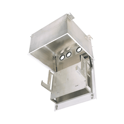 Gabinete de Techo PanZone Premium / 8 UR / Equipo Pasivo / Paneles de Parcheo / Organizador Horizontal / Acceso Frontal / UL2043 Plenum
