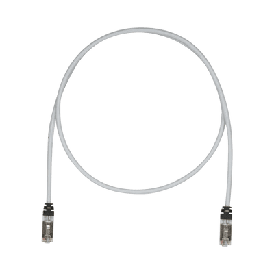 Patch Cord Cat6A, Blindado S/FTP, CM/LS0H, 2.13 Metros (7 Pies), Color Gris