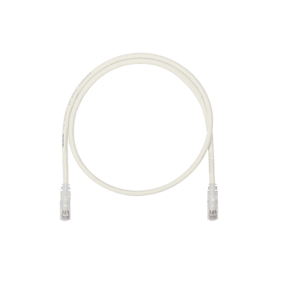 Cable de Parcheo UTP, Cat6A, 24 AWG, CM, Color Blanco, 2.13 Metros (7 Pies)