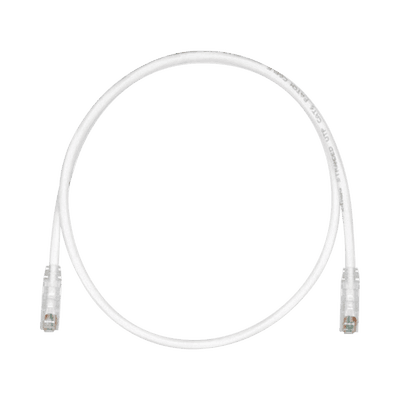 Cable de Parcheo TX6, UTP Cat6, 24 AWG, CM, Color Blanco Mate, 3.05 Metros (10 Pies)