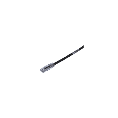 Cable de Parcheo TX6, UTP Cat6, 24 AWG, CM, Color Negro, 6.1 Metros (20 Pies)