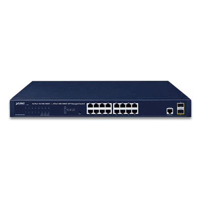 Switch Administrable Capa 2, 16 Puertos 10/100/1000T, 2 Puertos SFP 100/1G/2.5G, Administración Remota con CloudNMS
