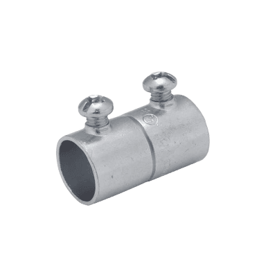 Cople de 1 1/2" (38 mm) para Pared Delgada con Tornillo.