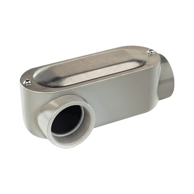 Caja Oval Roscada tipo LR de 3/4" (19.05 mm) / Incluye tapa y tornillos.